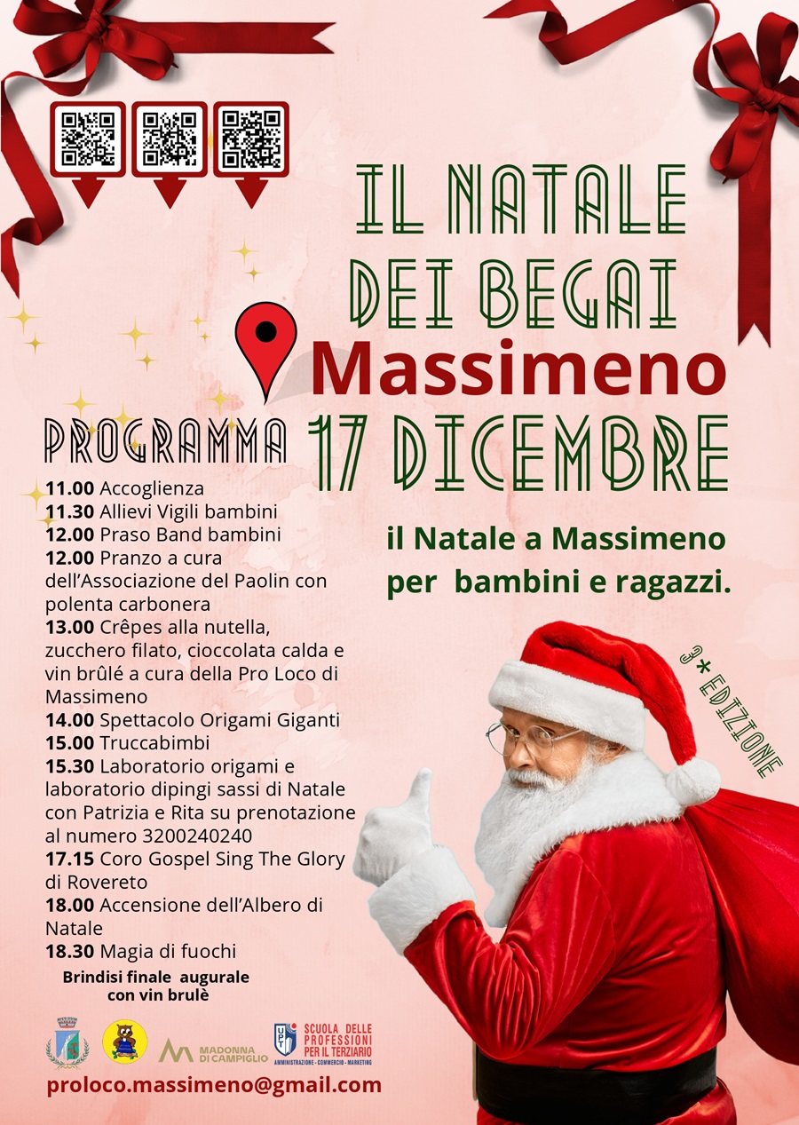 Massimeno Domenica 17 dicembre “Il Natale dei Begai”