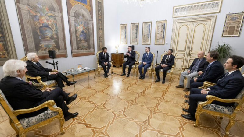 Madonna di Campiglio e la 3Tre ricevuti dal Presidente Mattarella