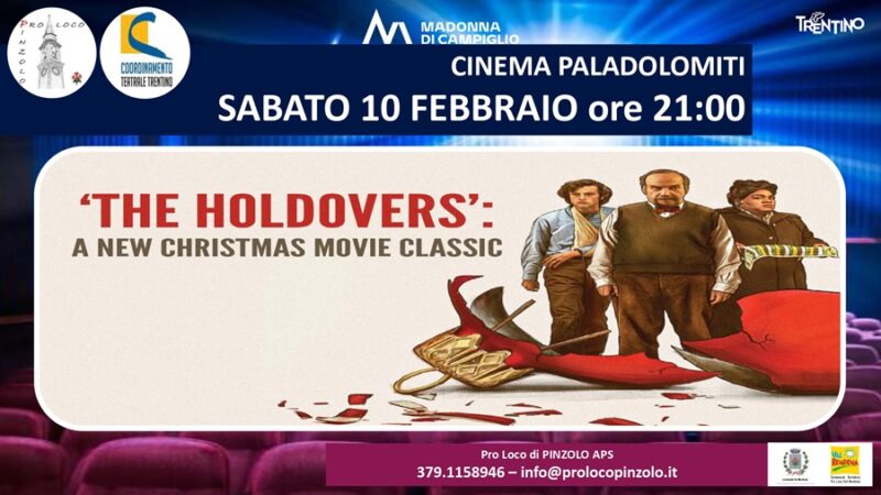 Cinema a Pinzolo – “The Holdovers Lezioni di vita” Sabato 10 febbraio ore 21