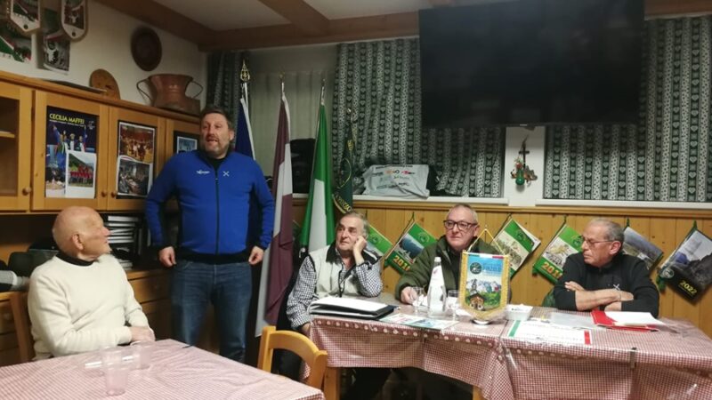 Gruppo Alpini Pinzolo – Riconfermato il capo gruppo Agostino Lorenzetti