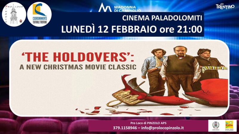 Cinema a Pinzolo – “The Holdovers Lezioni di vita” Lunedì 12 febbraio ore 21