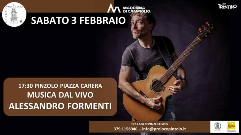 L’inverno è Pinzolo – Sabato 3 febbraio dalle 17.30 Musica dal vivo in piazza Carera