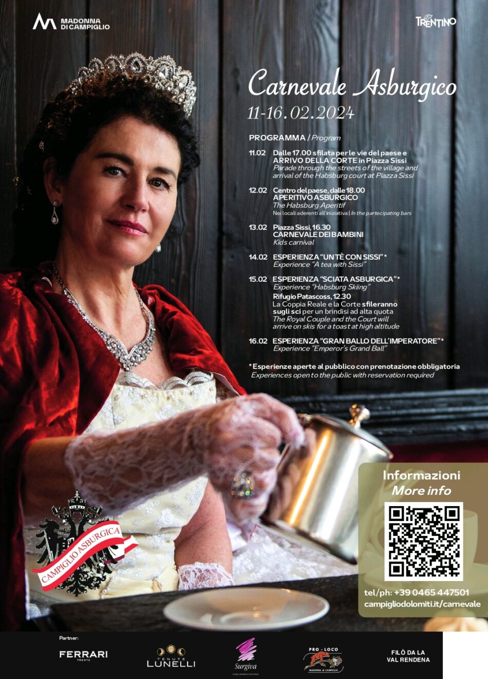 Programma Carnevale Asburgico 2024 | 11-16 Febbraio 2024