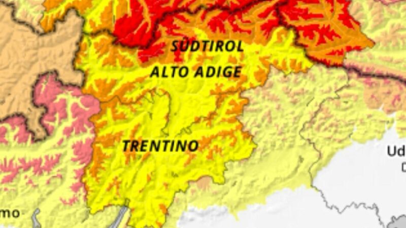 Valanghe – Pericolo marcato per lo sci fuori pista