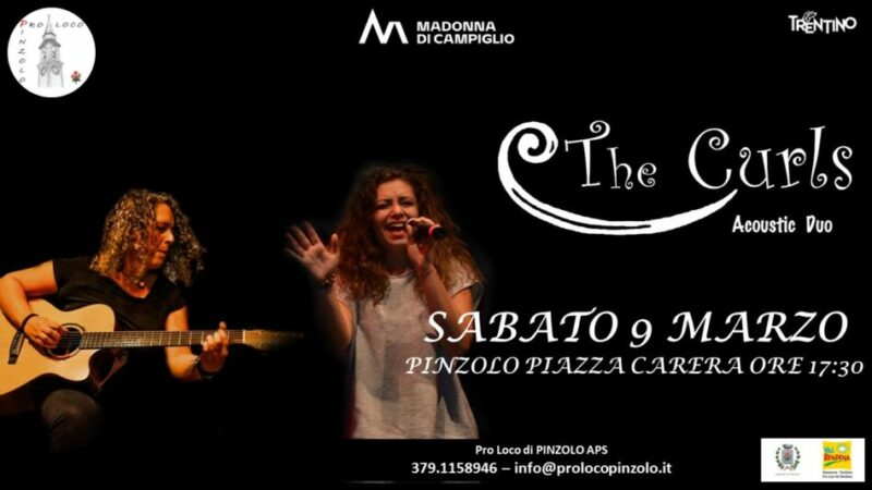 Sabato 9 marzo ore 17.30 “The Curls” Musica dal vivo in piazza Carera