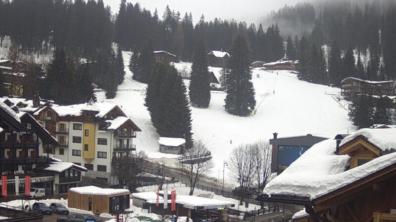 Continuano le precipitazione sulla Skiarea Campiglio, con miglioramento nel fine settimana