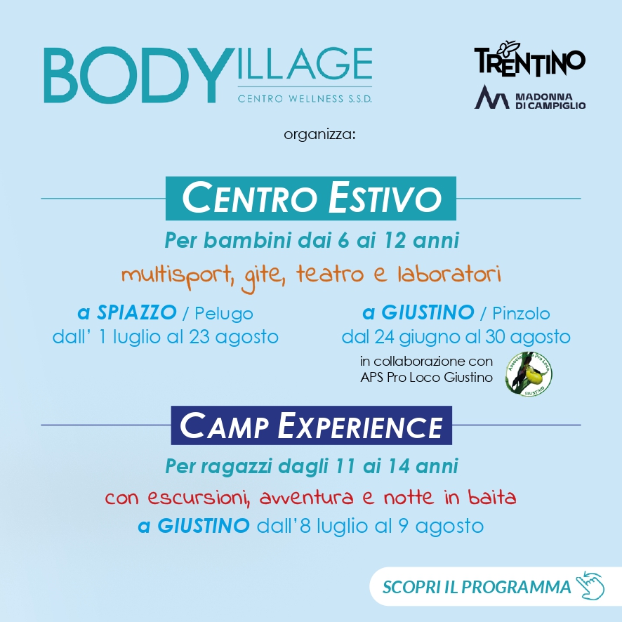 Camp Experience e Centro estivo – Estate 2024