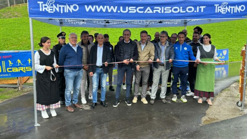 Più di 200 persone hanno assistito all’inaugurazione della bellissima pista da skiroll