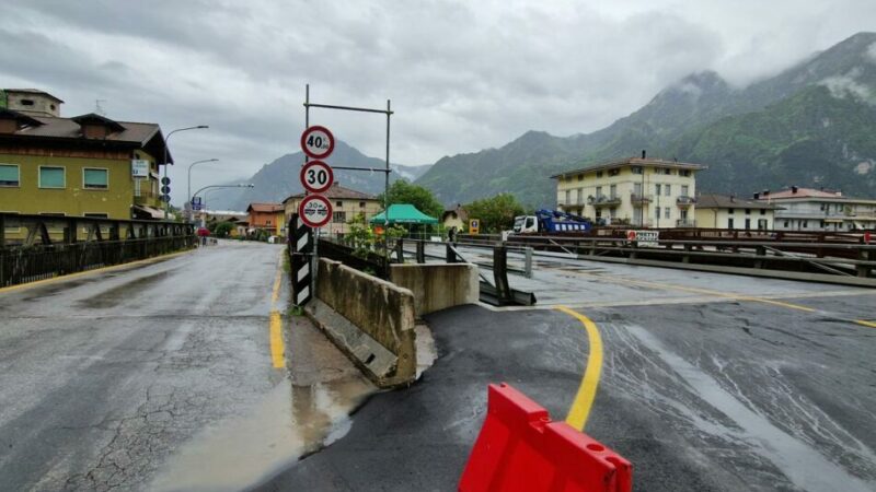 Aperto il ponte provvisorio di Ponte Caffaro