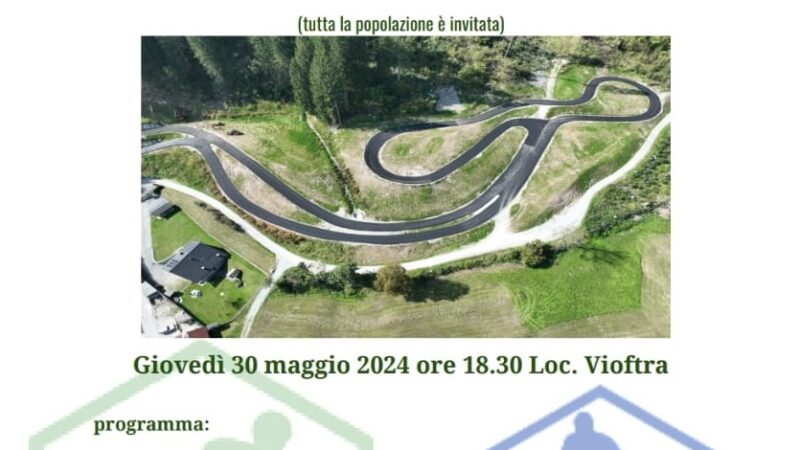 Inaugurazione pista da skiroll Vioftra-Frassanida – Giovedì 30 maggio ore 18.30