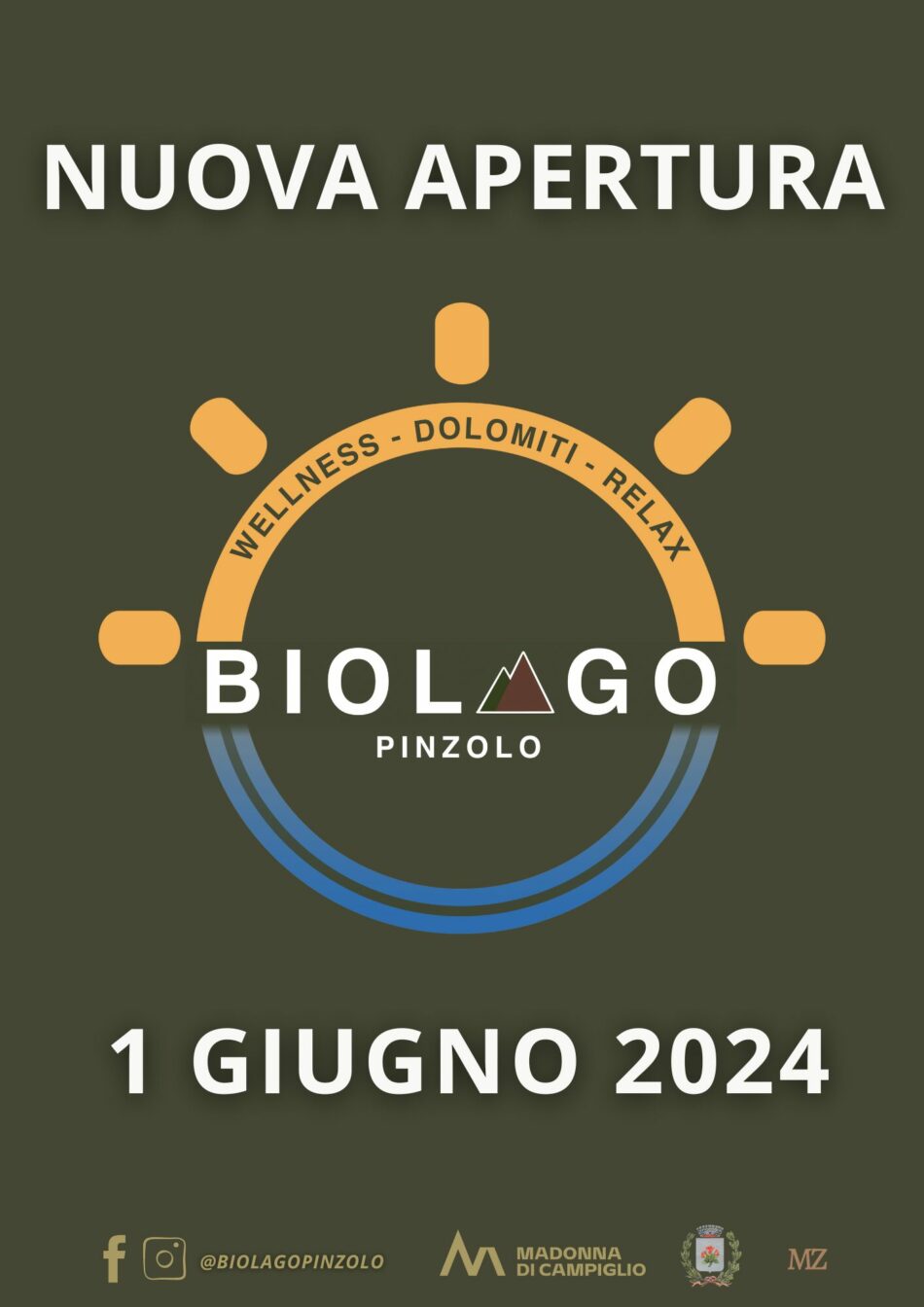Biolago di Pinzolo: nuova apertura del 1° giugno 2024