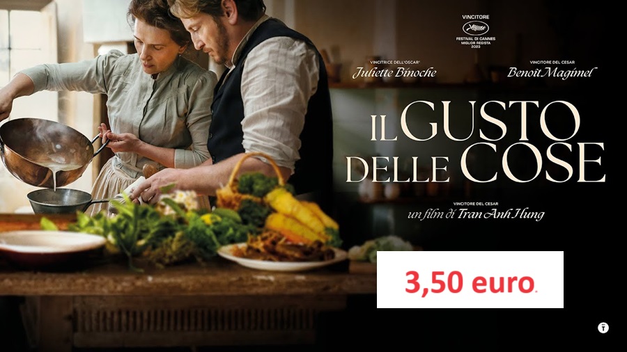 Settimana del cinema a Pinzolo: “Il gusto delle cose” Lunedì 10 giugno ore 21