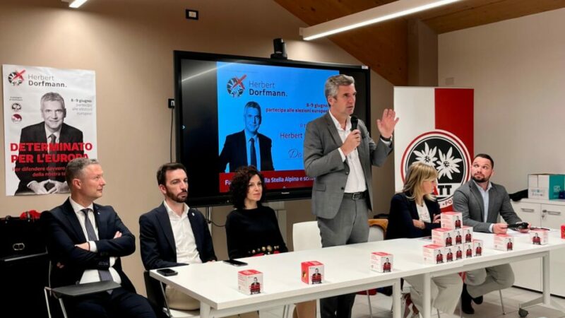 L’europarlamentare Herbert Dorfmann ha partecipato ieri a una serie di incontri nelle Giudicarie