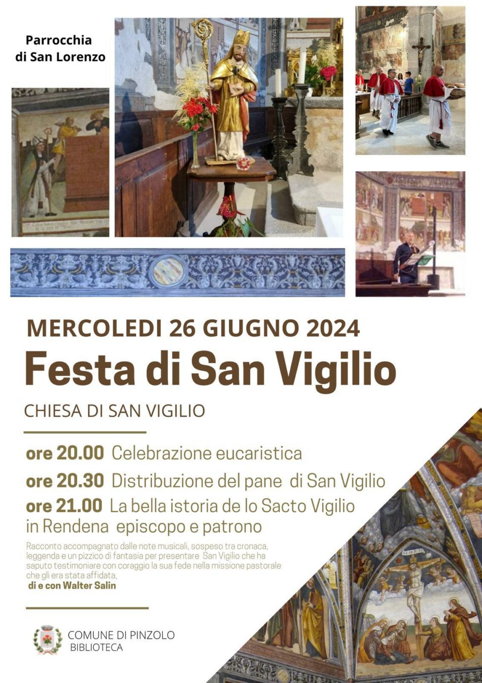 Festa di San Vigilio a Pinzolo – Mercoledì 26 giugno