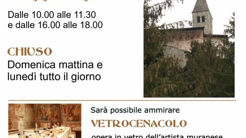 Orari di apertura della chiesa di Santo Stefano per l’estate 2024