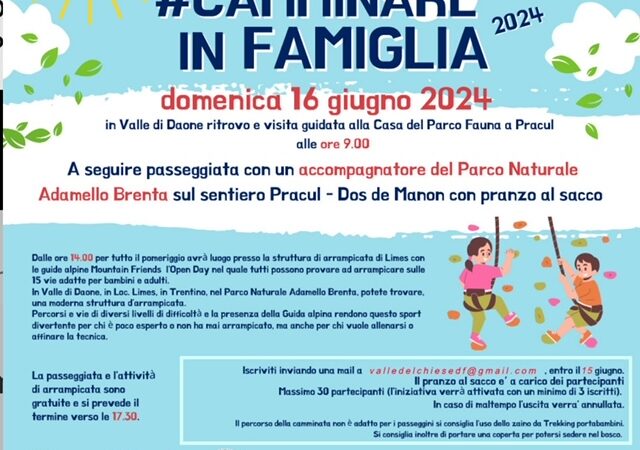 Camminando in Famiglia 2024 – 16 giugno 2024