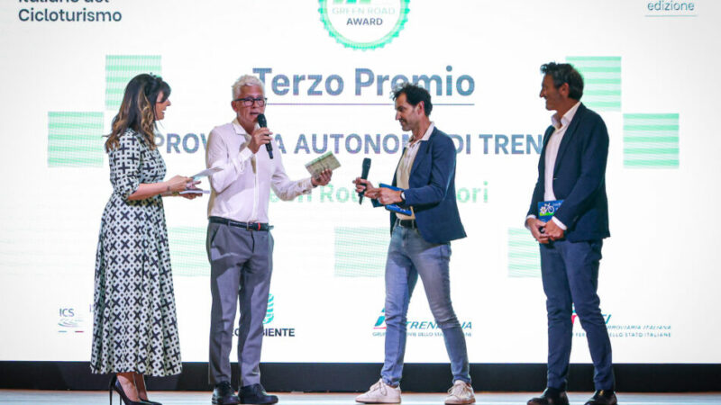 “Italian Green Road 2024”: 3° posto per la Ciclovia Val Rendena-Valle del Chiese, grazie alla tematizzazione “Ciclovia dei Fiori”