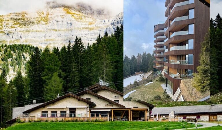 E’ il nuovo resort a malga Montagnoli? No, per fortuna non siamo a Madonna di Campiglio