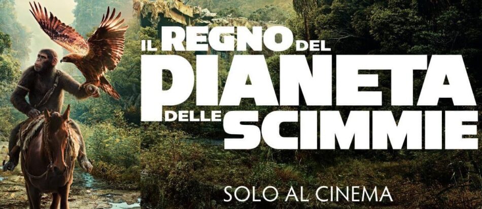 Settimana del cinema a 3,50 euro: “Il Regno del pianeta delle scimmie” Martedì 11 giugno ore 21.00 al Paladolomiti