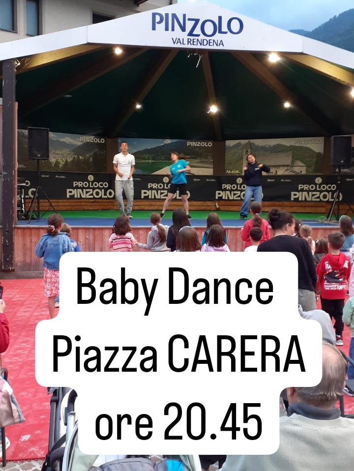 “Baby Dance” in piazza Carera alle ore 20.45
