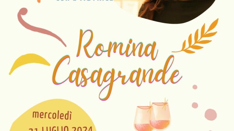 Biblioteca Pinzolo Mercoledì 31 luglio ore 11 “Aperitivo con l’autrice Romina Casagrande”