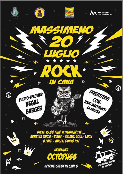 Massimeno 20 luglio “Rock in cava”