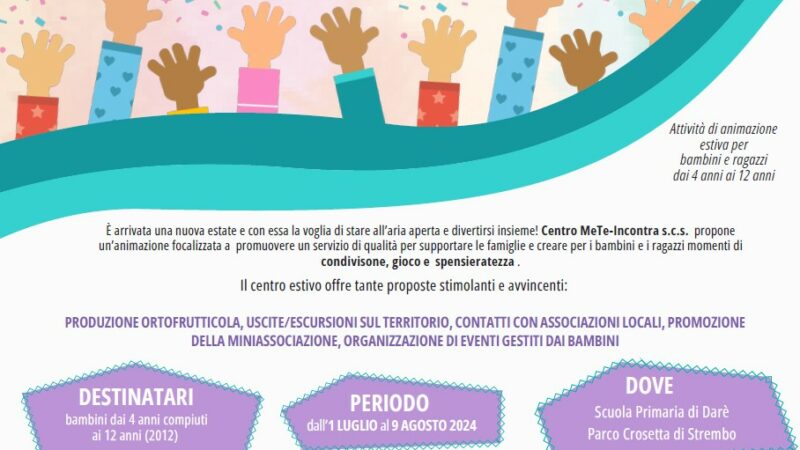 Altro che colonia: i bambini fondano la MiniAssociazione