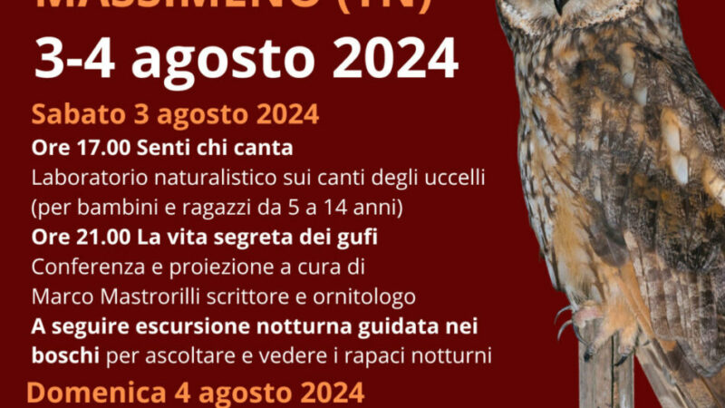 Massimeno 3-4 agosto “Giornata Mondiale del Gufo”