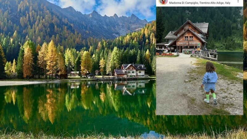 Valentino Rossi e famiglia in vacanza a Madonna di Campiglio