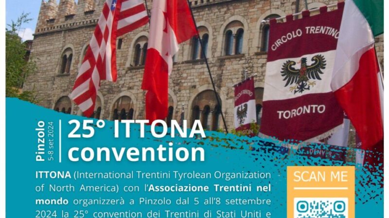 Pinzolo – Convention ITTONA dal 5 all’8 settembre 2024