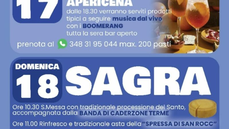 Massimeno 17-18 agosto “Sagra di San Rocco”