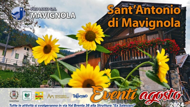 Sant’Antonio di Mavignola: Eventi del mese di Agosto 2024