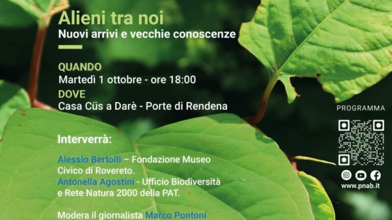 Alieni tra noi: a Casa Cüs l’incontro per i Martedì del Parco