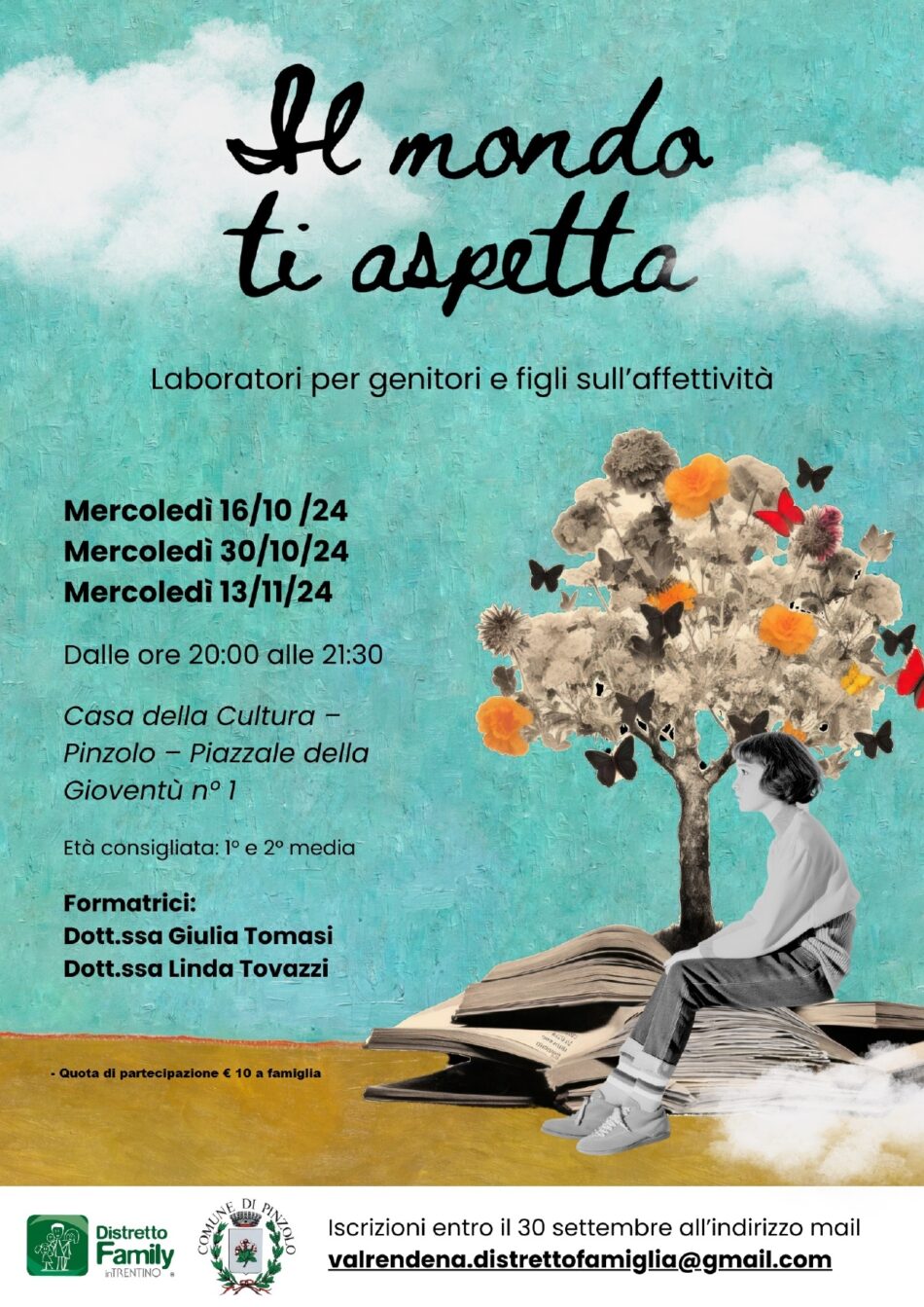 “Il mondo ti aspetta” Laboratori per genitori e figli sull’affettività