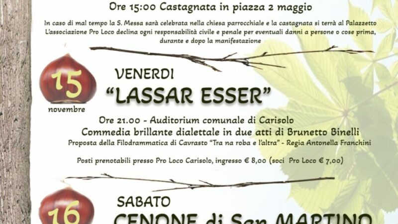 Carisolo: 3 giorni con… San Martino