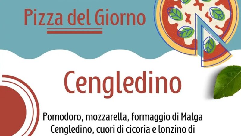 Pizza Cengledino alla pizzeria “La Civetta”: un piccolo esempio di valorizzazione dei prodotti del territorio