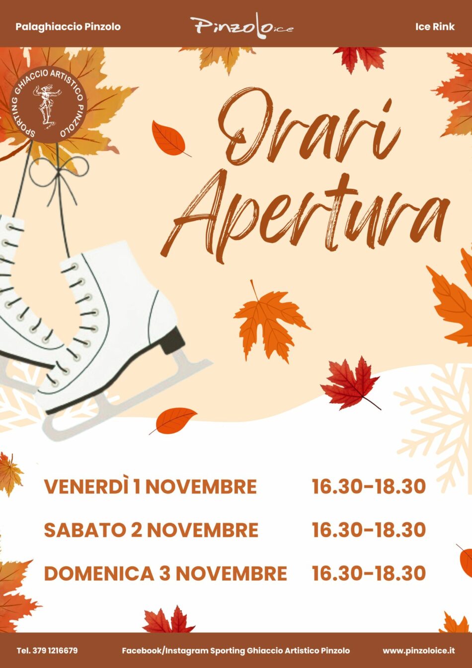 Pinzolo – Stadio del Ghiaccio: Orario di apertura Ponte dei Santi