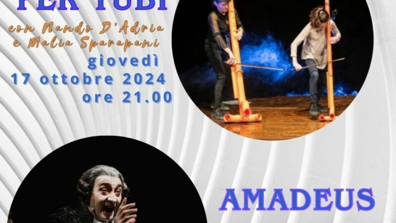 Pinzolo Paladolomiti Giovedì 17 ottobre ore 21 “Sonata per tubi”
