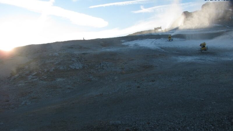 Skiarea Campiglio: da stanotte sono entrati in funzione i cannoni al Grostè