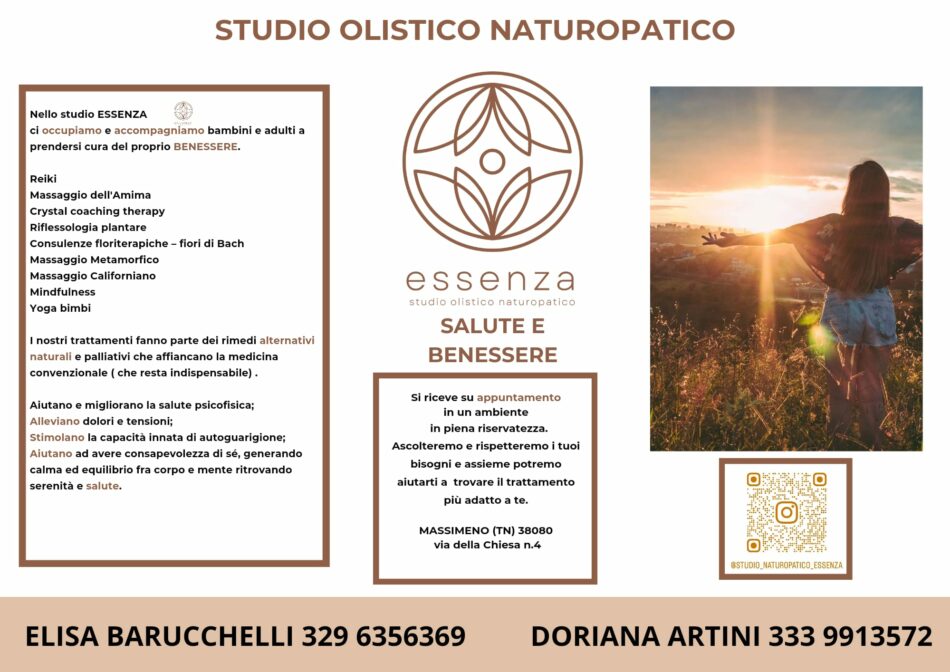 A Massimeno ha aperto “Essenza”, uno studio olistico naturopatico
