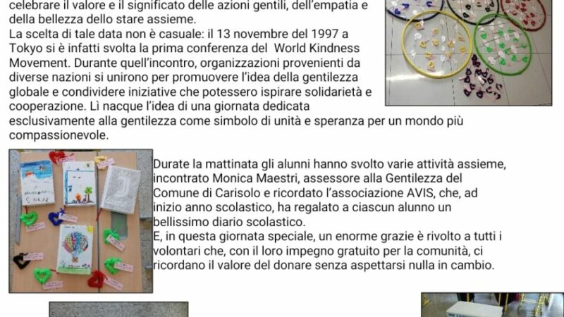 Giornata delle Gentilezza 2024 a Carisolo