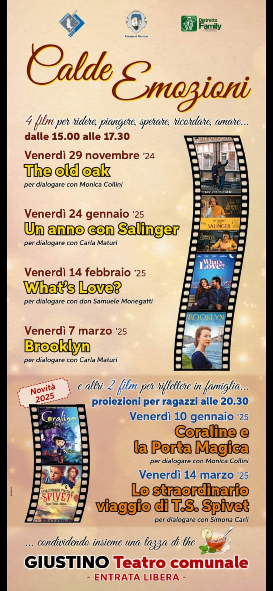 Giustino “Calde emozioni” Cineforum