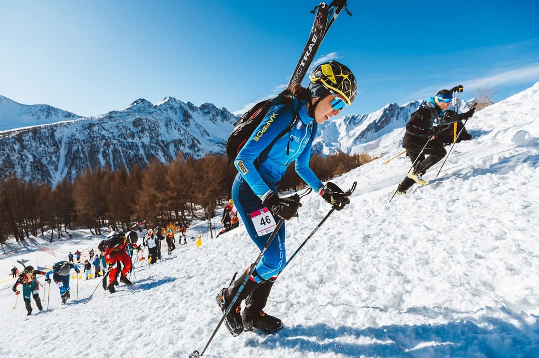 Giorgia Pollini di Pelugo è arrivata seconda alla gara Sprint di Coppa del Mondo di Scialpinismo