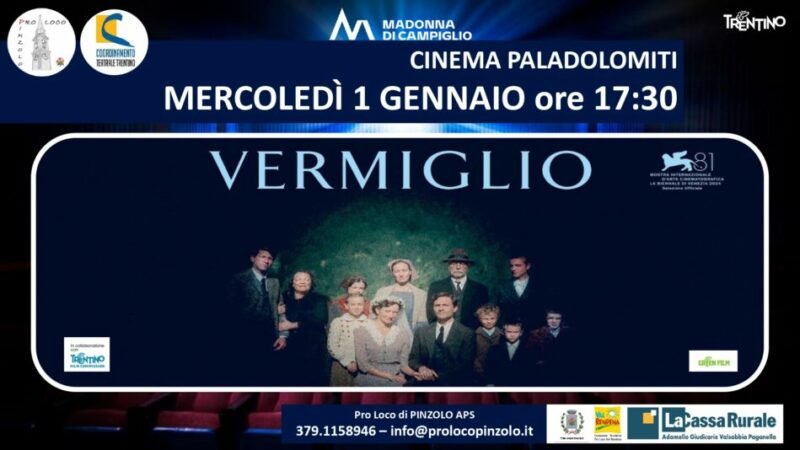 Cinema a Pinzolo: Mercoledì 1 gennaio ore 17.30 “Vermiglio” al Paladolomiti