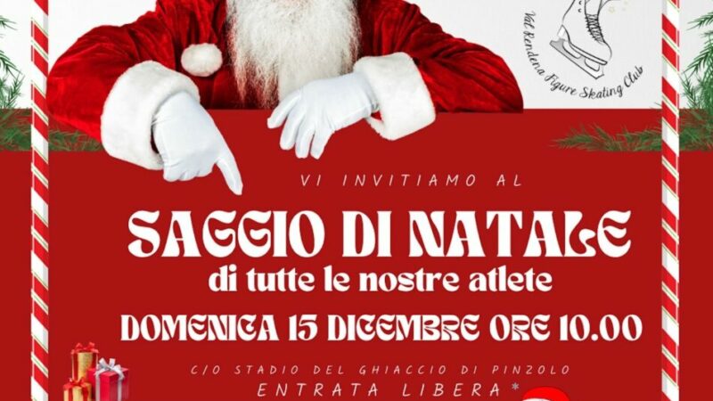 Pinzolo Domenica 15 dicembre ore 10 “Saggio di Natale” al Palaghiaccio