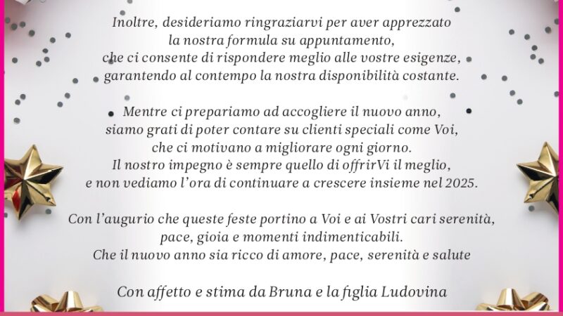 Pinzolo – L’agenzia “Pratiche auto” ringrazia e augura a tutti Buone Feste