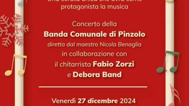 Pinzolo Venerdi 27 dicembre ore 21 “Auguri rock” con la Banda Comunale di Pinzolo