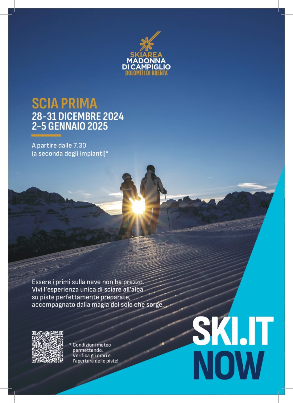 Skiarea Madonna di Campiglio: Iniziativa “scia prima”