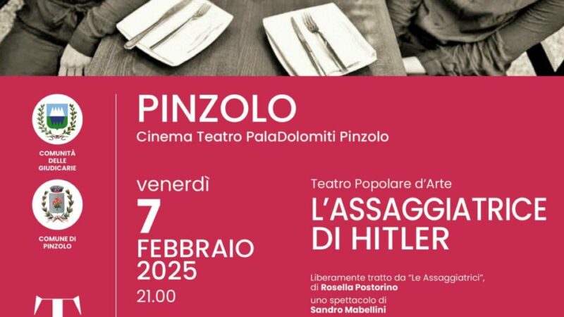Laurentianum Paladolomiti Venerdì 7 febbraio ore 21 “L’assaggiatrice di Hitler”