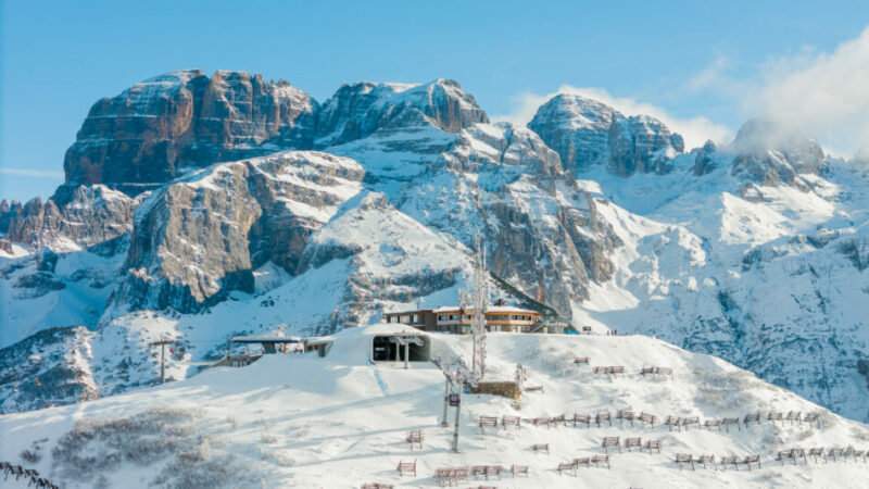 Strutture non disponibili in Booking per il prossimo fine settimana: 98% a Madonna di Campiglio e 97% a Pinzolo!